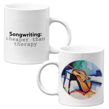 11 oz. Mug - Songwriting: cheaper than therapy
