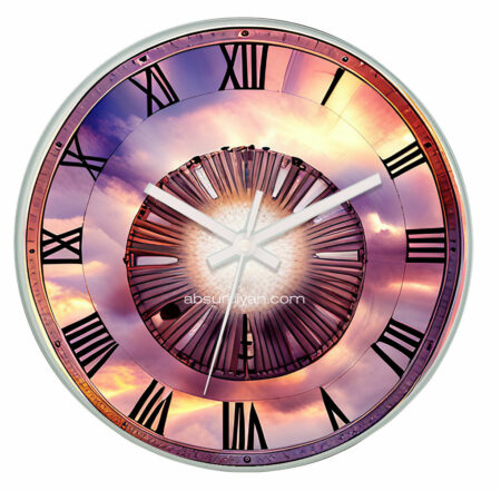 Absurdist Glass Clock No. 8