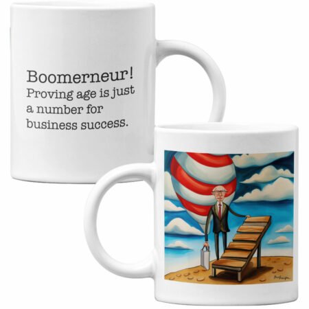 11 oz. Mug: Boomerneur! Proving age is just a number for business success.
