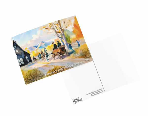 Local Historical Smithfield, Utah 12 +1 Watercolor Postcard Pack